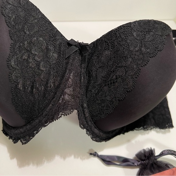 Victorias Secret, 36DD, Dream Angel's Multi-way Strapless Polyvalent Bra, Black - Picture 3 of 11